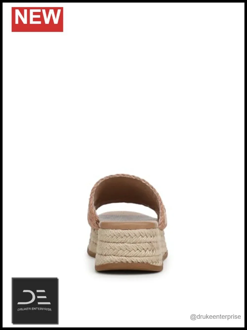 Espadrille Wedge Sandals Women Platform Slip-On Floral Raffia
